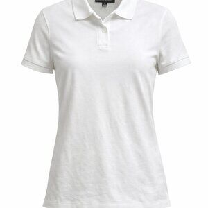 All in Motion Texture Polo Shirt White Size S Unisex NWT